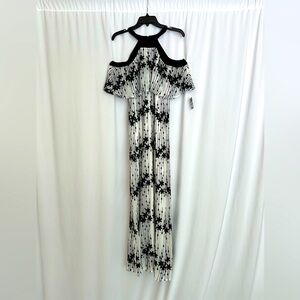 Halter Neck Cold Shoulder Taylor Gown / Dress